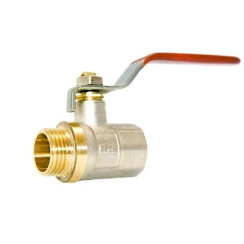 Шаровой кран STA 32 1 1/4" В-Н, красный, для воды, ручка-рычаг
