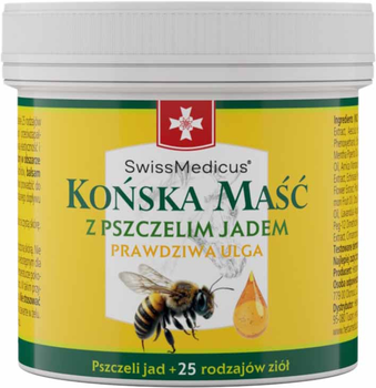 Konska Masc SwissMedicus z pszczelim jadem 150 ml (7640133075563)