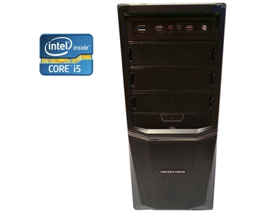 ПК Б-класс Golden Field Tower / Intel Core i5-4460 (4 ядра по 3.2 - 3.4 GHz) / 16 GB DDR3 / 128 GB SSD + 1000 GB HDD / Intel HD Graphics 4600 / 490W б/у