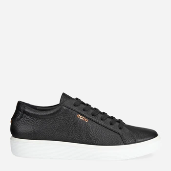 Sneakersy damskie skórzane do kostki Ecco Soft 60 W 219203-01001 36 Czarne (194891254571)
