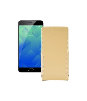Чохол-флип з екошкіри для телефону Meizu M5 Note Бежевий