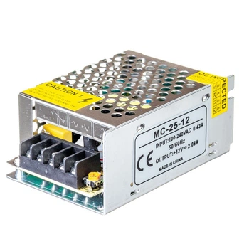 Блок питания 12В 2,08А 25Вт IP20 металлический корпус MN-25-12V-2A