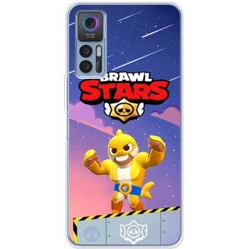 Силиконовый Чехол с Картинкой для TCL 30 Принт (Бравл Старс Эль Примо, Brawl Stars El Primo) (56082-ysm017)