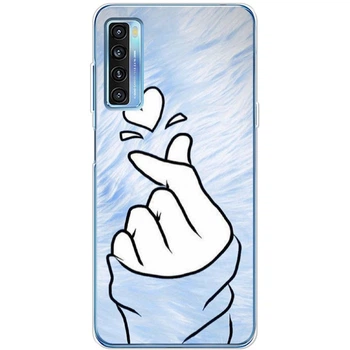Силиконовый Чехол с Картинкой для TCL 20L Принт (Иллюстрация Лайк) (56404-ysm2018)