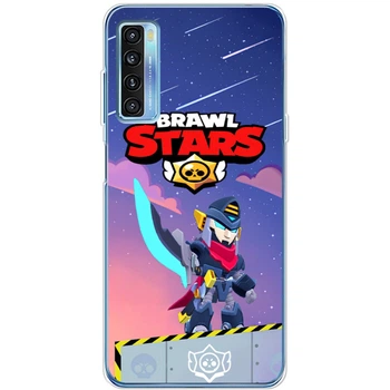 Силіконовий Чохол з Картинкою для TCL 20L Plus Принт (Бравл Старс Мортіс, Brawl Stars Mortis) (56080-ysm019)