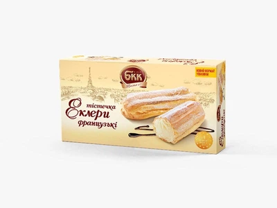 Тістечка БКК Еклери французькі 330 г (7237)