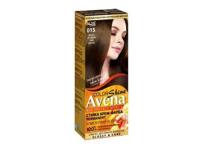 Крем-фарба AVENA Shine Color 015 Темно-русявий