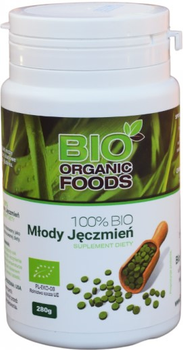 Suplement diety Bio Organic Food 100% Bio Młody Jęczmień 280 g (5901549747355)