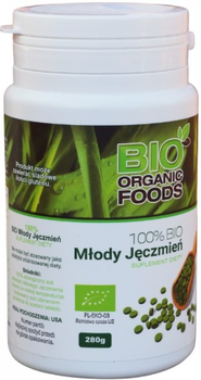 Suplement diety Bio Organic Food 100% Bio Młody Jęczmień 280 g (5901549747355)