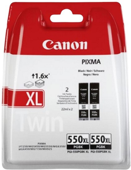 Картридж Canon PG-550 XL 2-pack 2 x 22 мл Black (6431B005)