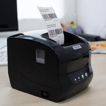 Термопринтер для печати этикеток и чеков Xprinter XP-365B Black