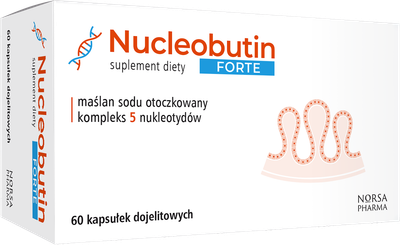 Дієтична добавка Norsa Pharma Nucleobutin Forte 60 капсул (5905669770170)