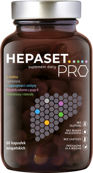 Дієтична добавка Norsa Pharma Hepaset Pro 60 капсул (5905669770156)