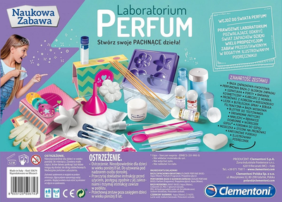 Zestaw do eksperymentów naukowych Clementoni Laboratorium perfum (8005125506743)