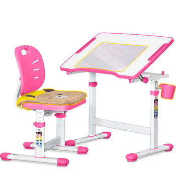 Комплект парта и стул Evo-kids Evo-07 Ergo(стол+стул) Pink, Evo-07 Ergo PN