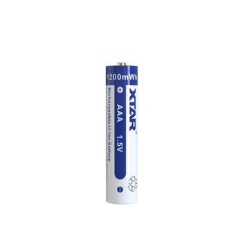 Акумуляторна батарея ААА XTAR Blue 1.5V Li-ion 1200mWh/750mAh | мaкс. заряд - 1.5А / розряд - 1.5А