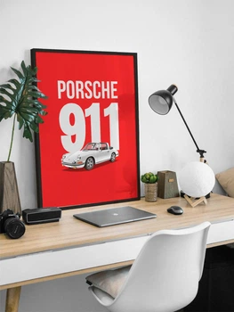 Автомобільний постер Porsche 911 / Порше 911