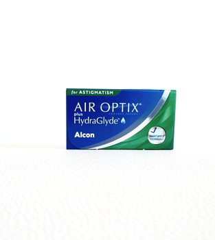 Контактні лінзи Air Optix plus HydroGlyde for Astegmatism Alcon +3,25/ -0.75/20