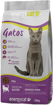 Sucha karma dla kotów Energycat Gatos 20 kg (0843600501028)