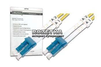 Оптический патч-корд Digitus Professional LC/UPC-LC/UPC 9/125 OS1 duplex 3 м (DK-2933-03)