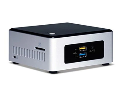 Неттоп Б-класс Intel NUC BOXNUC5PPYH USFF / Intel Celeron N3050 (2 ядра по 1.6 - 2.16 GHz) / 4 GB DDR3 / 120 GB SSD / Intel HD Graphics б/у