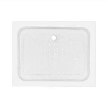 Душевой поддон KAPIELKA ST98x79х14 низкий, прямоугольный, диаметр слива 52 мм Lidz