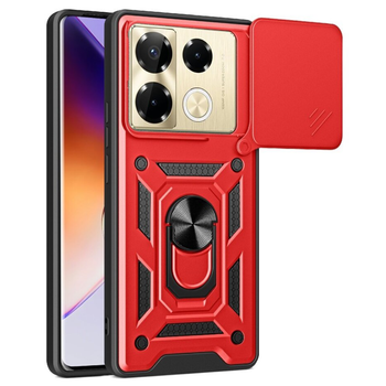Чехол-накладка Ricco Camera Sliding для Infinix Note 40 Pro 4G / Note 40 Pro 5G / Note 40 Pro+ red