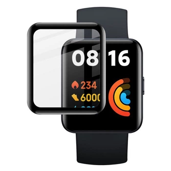 Захисне скло SoftGlass Full Cover для смартгодинників Xiaomi Redmi Watch 2, Black