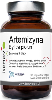 Suplement diety KenayAG Artemizyna Bylica Piołun 60 kapsułek (5900672155389)