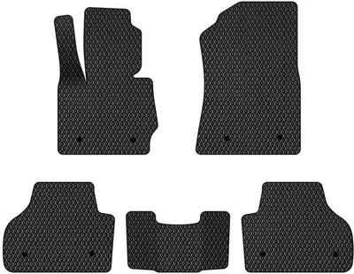 EVA коврики EVAtech в салон авто для BMW X3 (F25) 2010-2017 2 поколение SUV EU 5 шт Black (BM321CLK5BW8RBB)