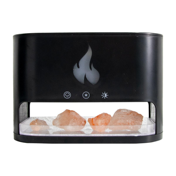 Зволожувач повітря - нічник сольовий Docsal Flame 3в1 Aroma Diffuser (VS7006822)