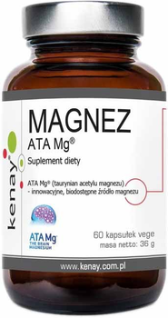 Дієтична добавка Kenay Magnez ATA Mg 60 капсул (5900672155037)