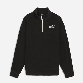 Толстовка на блискавці чоловіча Puma Ess Elevated Half-Zip 68531601 S Чорна (4067982675813)