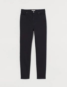 Джинси H&M Ж1108436 (07504223) колір чорний XS