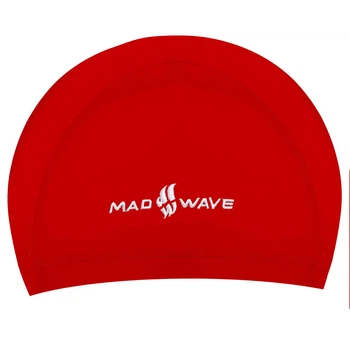 Шапочка для плавания детская текстильная Mad Swim Lycra Junior Action 052001 Red