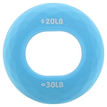 Эспандер кистевой силиконовый кольцо Zelart 9472 нагрузка 20-30LB Blue