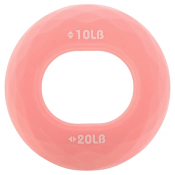 Эспандер кистевой силиконовый кольцо Zelart 9472 нагрузка 10-20LB Pink