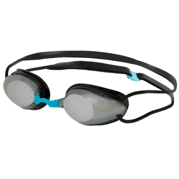 Очки для плавания стартовые с зеркальными линзами Mad Swim Honey Mirror 042719 Black-Blue