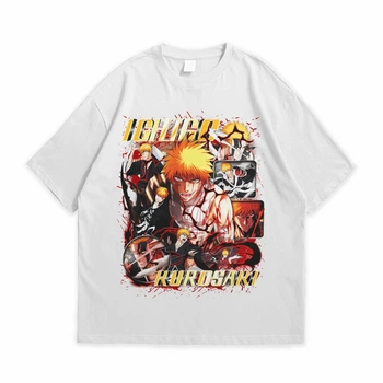 Футболка з принтом Bleach Ichigo kurosaki 3XL Білий Ф Ан038-Б 3XL