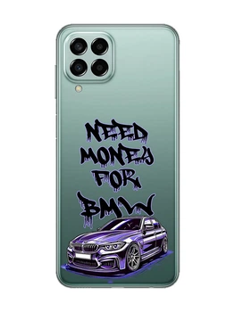 Прозорий чохол на Samsung Galaxy M33 5G :: Хочу БМВ (принт 386)