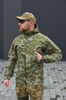 Мужская Куртка Soft Shell пиксель Military L