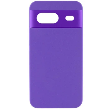 Чехол Silicone Cover Lakshmi Full Camera AAA для Google Pixel 8a Фиолетовый / Amethyst