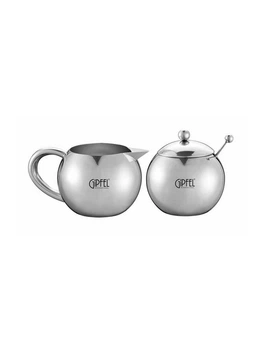 Набор сахарница и молочник Gipfel Oreole GP-9832 3 предмета серебристый