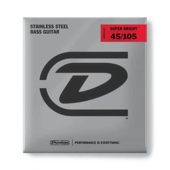 Струни Dunlop DBSBN45105 Super Bright Bass Nickel Wound 45-105 Medium