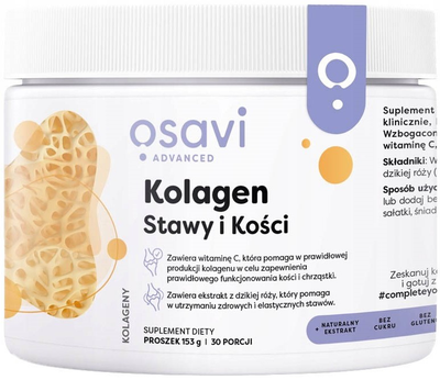 Suplement diety Osavi Kolagen Włosy, Skóra i Paznokcie 153 g (5904139922033)