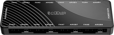 Розгалужувач живлення PcCooler ARGB Hub-H01 для вентиляторів і підсвічування