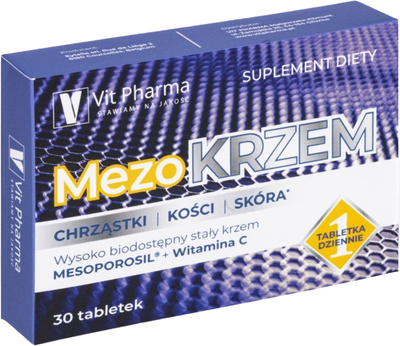 Suplement diety Vit Pharma MezoKrzem 30 tabletek (5905527775774)