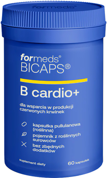 Suplement diety Formeds Bicaps B Cardio+ 60 kapsułek (5903148623306)