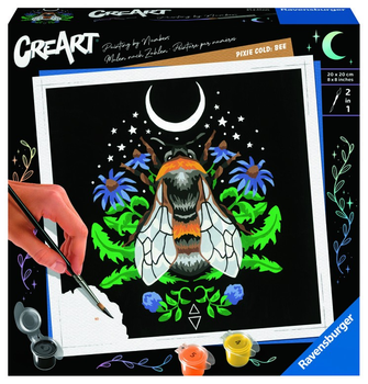 Розмальовка за номерами Ravensburger CreArt Pixie Cold Edition 20 x 20 см (4005556235124)