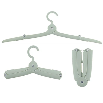 Складная вешалка плечики для одежды Coat Hanger зеленый